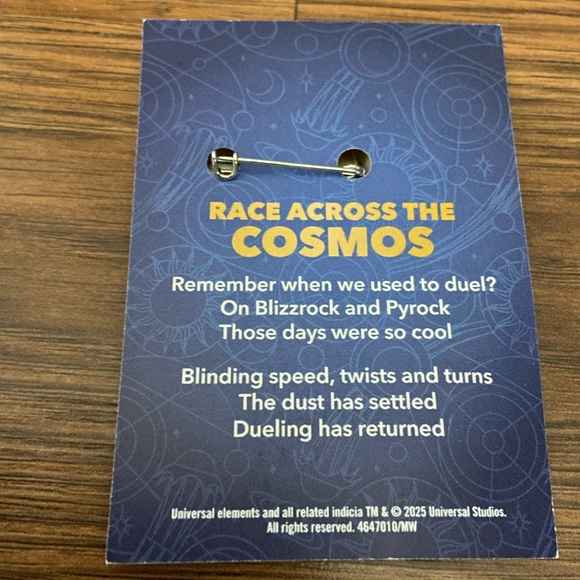 Universal Orlando Epic Universe UOAP annual passholder Stardust Racers pin - Picture 4 of 5